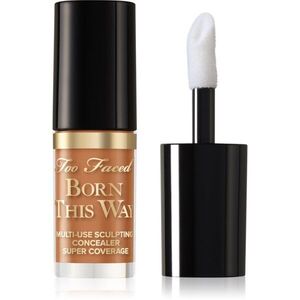 Too Faced Born This Way Super Coverage Multi-Use Concealer Travel Size tartós korrektor a teljes fedésre árnyalat Butterscotch 2 ml kép