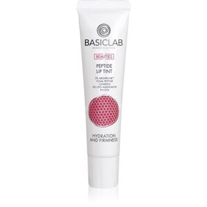 BasicLab Dermocosmetics Beauties fényesítő ajakbalzsam peptidekkel árnyalat 400 Vintage Red 15 ml kép