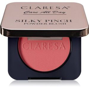 Claresa Care All Day Silky Pinch Powder Blush kompakt arcpirosító a hosszan tartó hatásért 01 Hibiscus 2 g kép