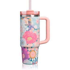 Stanley Quencher H2.O FlowState™ Tumbler rozsdamentes termosz szívószállal közepes sorbet wildflower 1 db kép