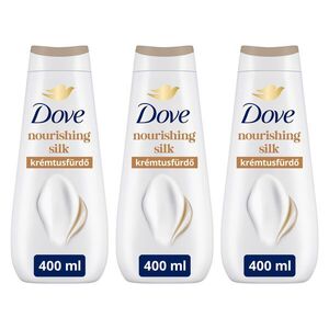 Dove Advanced Care Nourishing Silk női krémtusfürdő, 3x400 ml kép