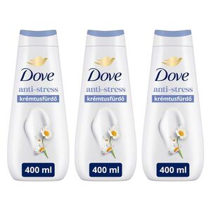Dove Advanced Care Anti-Stress női krémtusfürdő, 3x400 ml kép