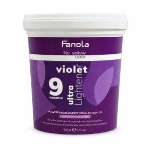 Fanola No Yellow Color Ultra Lightener púder hajszín világosításra Violet 500 g kép