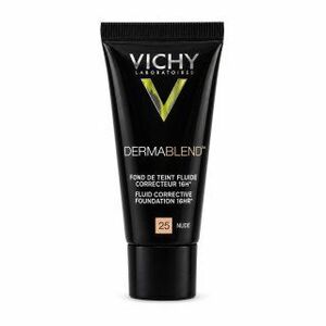 Vichy Dermablend Fluid Corrective Foundation 16HR folyékony make-up az arcbőr hiányosságai ellen 25 Nude 30 ml kép