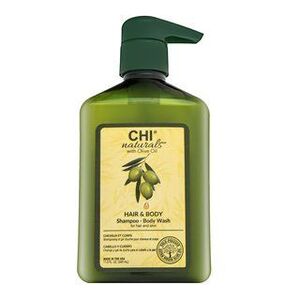 CHI Naturals with Olive Oil Hair & Body Shampoo sampon hajra és testre 340 ml kép