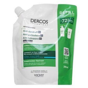 Vichy Dercos Anti-Dandruff Normal To Oily Hair Dermatological Shampoo tisztító sampon korpásodás ellen normál és zsíros hajra Refill 390 ml kép
