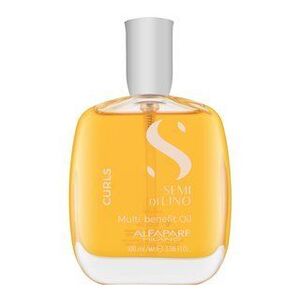 Alfaparf Milano Semi Di Lino Curls Multi-Benefit Oil multifunkciós száraz olaj fényes hullámos és göndör hajért 100 ml kép