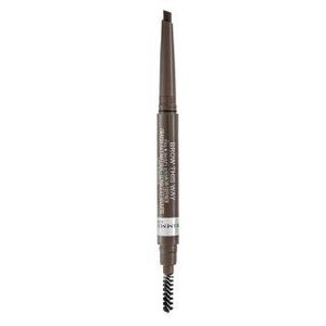 Rimmel London Brow This Way Fill & Sculpt Eyebrow Definer szemöldökceruza 2az 1-ben 002 Medium Brown 0, 25 g kép