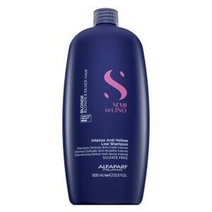 Alfaparf Milano Semi Di Lino Blonde Intense Anti-Yellow Low Shampoo neutralizáló sampon szőke hajra 1000 ml kép