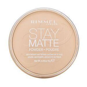 Rimmel London Stay Matte Long Lasting Pressed Powder púder matt hatású 001 Transparent 14 g kép