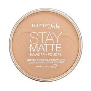 Rimmel London Stay Matte Long Lasting Pressed Powder púder matt hatású 006 Warm Beige 14 g kép
