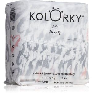 Kolorky Day Hearts eldobható pelenkák 19 db kép