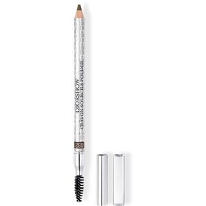 DIOR Diorshow Crayon Sourcils Poudre vízálló szemöldökceruza árnyalat 032 Dark Brown 1.19 g kép