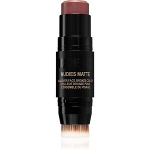 Nudestix Nudies Matte multifunkcionális smink a szemre, az ajkakra és az arcra árnyalat Sunkissed Cool 7 g kép