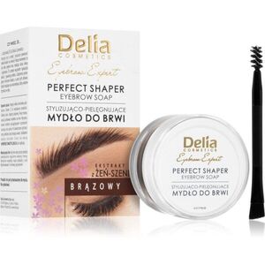Delia Cosmetics Eyebrow Expert szemöldök rögzítő viasz árnyalat Brown 10 ml kép