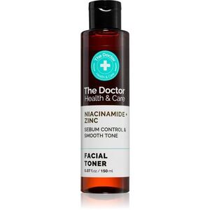 The Doctor Niacinamide + Zinc Sebum Control & Smooth Tone tisztító és mattító tonik 150 ml kép