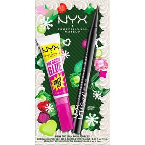 NYX Professional Makeup Brow Duo ajándékszett szemöldökre árnyalat 01 2 db kép