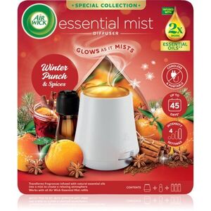 Air Wick Essential Mist Winter Punch & Spices Aroma diffúzor töltettel + akkumulátor 20 ml kép