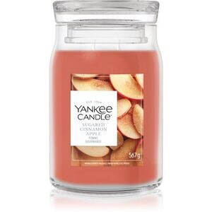 Yankee Candle Sugared Cinnamon Apple illatgyertya 567 g kép