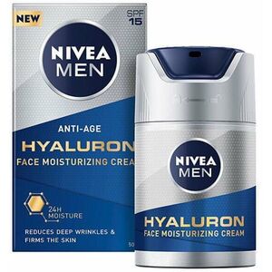 Men Anti-Age Hyaluron Face Moisturizing Cream SPF15 50 ml kép