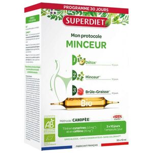 SUPERDIET Bio Minceur zsírégető ivóampulla 30 x 10 ml kép