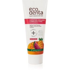 Ecodenta Organic Kids Certified Organic Juicy Fruit fogkrém gyermekeknek 75 ml kép