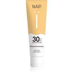 Naif Sun Mineral Sunscreen SPF 30 védőkrém napozásra SPF 30 vízálló 100 ml kép