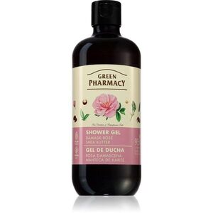 Green Pharmacy Damask Rose & Shea Butter Shower Gel gyengéd tusfürdő gél 500 ml kép