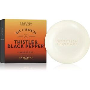 Scottish Fine Soaps Thistle & Black Pepper szilárd sampon uraknak 100 g kép