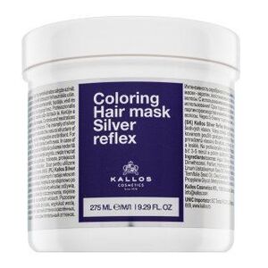 Kallos Silver Reflex Hair Mask neutralizáló maszk platinaszőke és ősz hajra 275 ml kép