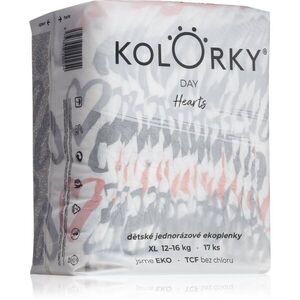 Kolorky Day Hearts eldobható pelenkák XL méret 12-16 Kg 17 db kép