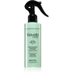 Phytorelax Laboratories Keratin Curly spray a rakoncátaln haj ellen a hullámos és göndör hajra 200 ml kép