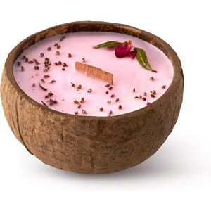 Tropicandle Plum, Rose & Patchouli illatgyertya fa kanóccal 350 ml kép