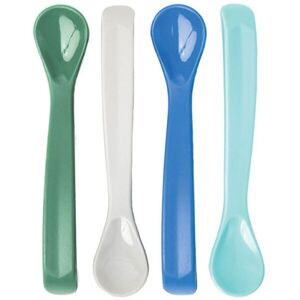 Tiny Twinkle Silicone Baby Spoons kiskanál Boy 4 db kép