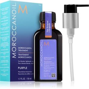 Moroccanoil Treatment Purple tápláló olaj szőke és ősz hajra 50 ml kép
