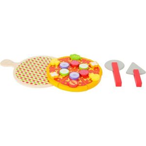 Small foot Pizza játékkészlet fából készült 3 y+ 21 db kép